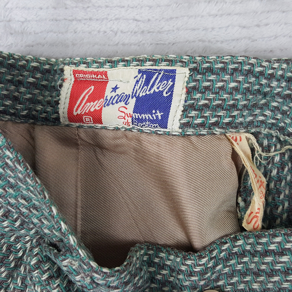 Vtg American Walker Summit of Boston Tweed Skirt - Picture 2 of 8